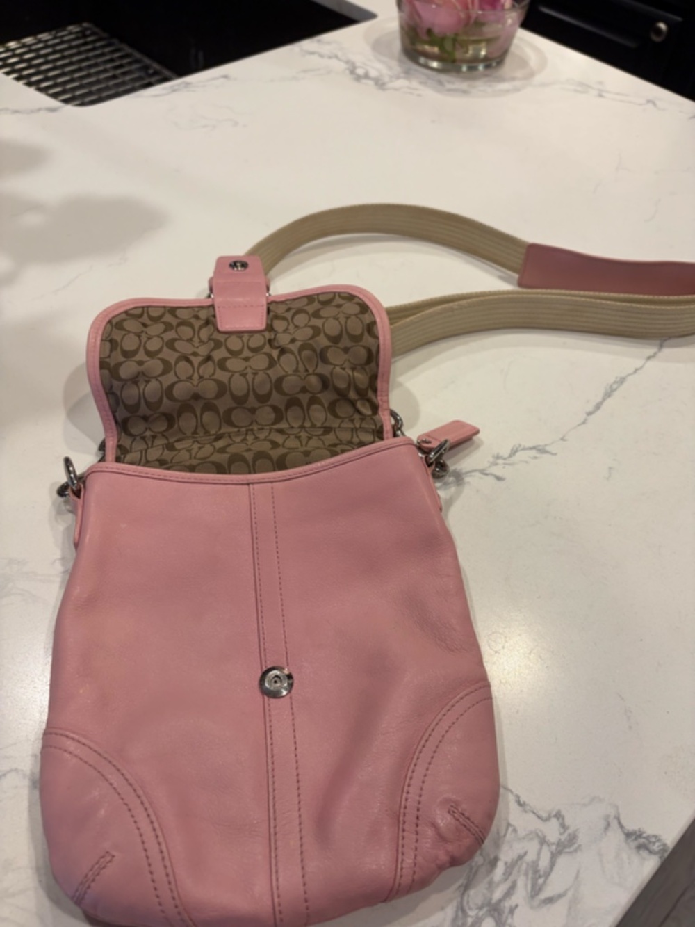 Vintage Coach Cross Body Sling Bag - Picture 2 of 5